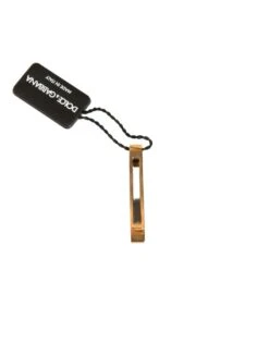 Dolce & Gabbana Gold Tone Brass Crystal Branded Tie Clip Men's Bar -Lux Lair Store 6192792