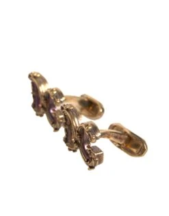 Dolce & Gabbana Gold Tone 925 Sterling Silver DG Logo Men's Cufflink -Lux Lair Store 6192804