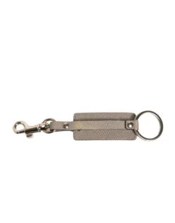 Dolce & Gabbana Beige DG Logo Leather Gold Metal Men Keychain Men's Keyring (Pre-Owned) -Lux Lair Store 6192865