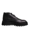Dolce & Gabbana Black Leather Lace Up Ankle Boots Men's Shoes 2 Dolce & Gabbana Black Leather Lace Up Ankle Boots Men's Shoes -Lux Lair Store 6193362