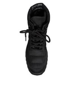 Dolce & Gabbana Black Padded Mid Calf Lace Up Boots Men's Shoes 10 Dolce & Gabbana Black Padded Mid Calf Lace Up Boots Men's Shoes -Lux Lair Store 6193393