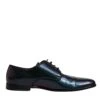 Dolce & Gabbana Multicolor Peacock Patent Leather Derby Men Dress Men's Shoes (Pre-Owned) 2 Dolce & Gabbana Multicolor Peacock Patent Leather Derby Men Dress Men's Shoes (Pre-Owned) -Lux Lair Store 6193837