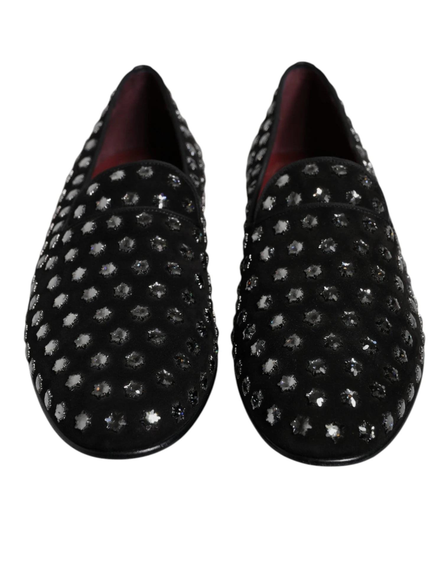 Dolce & Gabbana Black Crystal Embellished Loafers Dress Men's Shoes 4 Dolce & Gabbana Black Crystal Embellished Loafers Dress Men's Shoes - Image 2