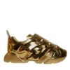 Dolce & Gabbana Gold Daymaster Leather Low Top Sneakers Men's Shoes (Pre-Owned)
