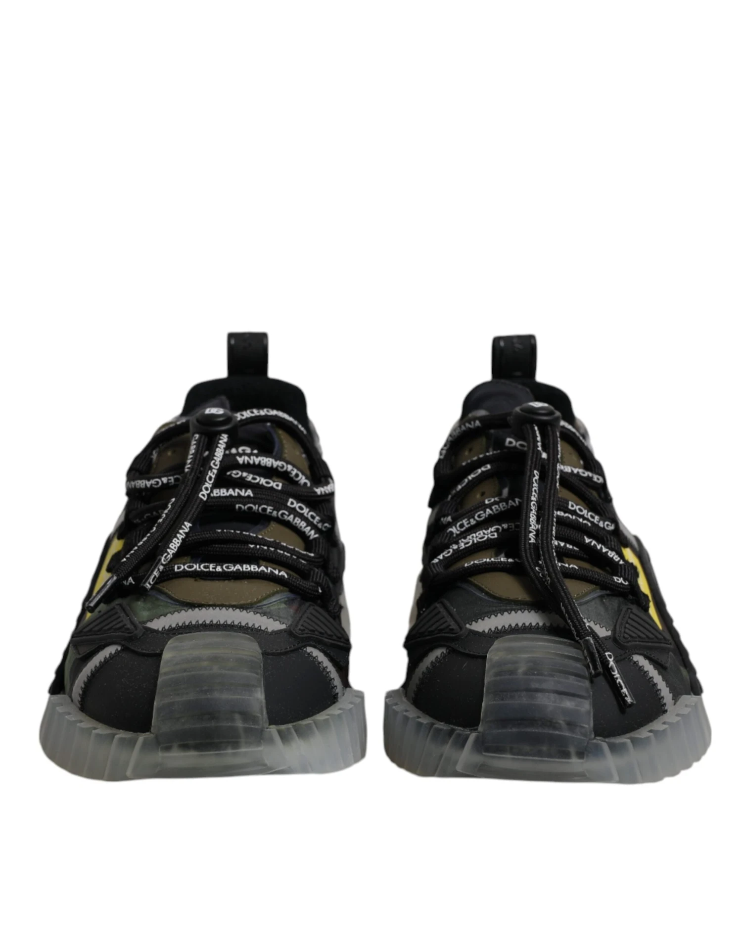 Dolce & Gabbana Black Green Camo NS1 Low Top Sneakers Men's Shoes (Pre-Owned) 4 Dolce & Gabbana Black Green Camo NS1 Low Top Sneakers Men's Shoes (Pre-Owned) - Image 2