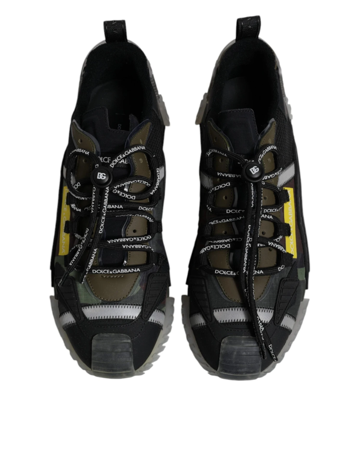 Dolce & Gabbana Black Green Camo NS1 Low Top Sneakers Men's Shoes (Pre-Owned) 5 Dolce & Gabbana Black Green Camo NS1 Low Top Sneakers Men's Shoes (Pre-Owned) - Image 3