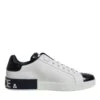Dolce & Gabbana White Black Leather Portofino Sneakers Men's Shoes 2 Dolce & Gabbana White Black Leather Portofino Sneakers Men's Shoes -Lux Lair Store 6199651