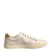 Dolce & Gabbana White Leather Heart Embellished Sneakers Men's Shoes (Pre-Owned) -Lux Lair Store 6199891
