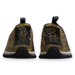 Dolce & Gabbana Gold Rhinestones Sorrento Sneakers Men's Shoes 10 Dolce & Gabbana Gold Rhinestones Sorrento Sneakers Men's Shoes -Lux Lair Store 6200155