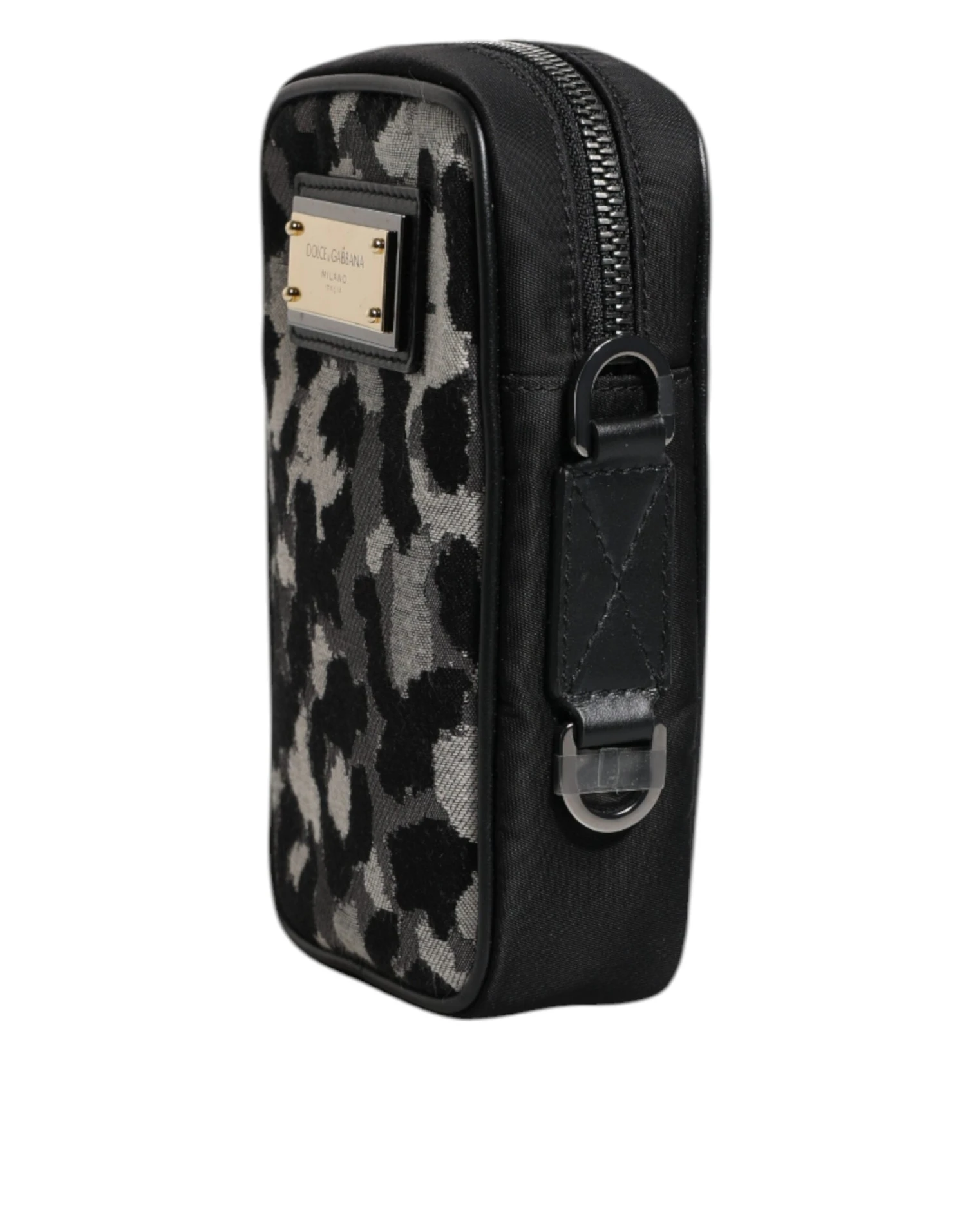 Dolce & Gabbana Multicolor Camouflage Jacquard Logo Plaque Crossbody Men's Bag (Pre-Owned) 4 Dolce & Gabbana Multicolor Camouflage Jacquard Logo Plaque Crossbody Men's Bag (Pre-Owned) - Image 2