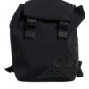 Dolce & Gabbana Black Neoprene Nylon DG Logo School Backpack Men's Bag