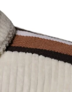 Dolce & Gabbana Beige Logo Applique Cotton Corduroy Full Zip Men's Jacket 11 Dolce & Gabbana Beige Logo Applique Cotton Corduroy Full Zip Men's Jacket -Lux Lair Store 6279781