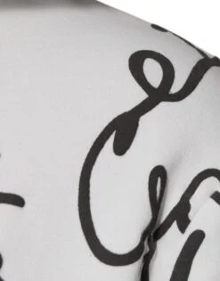 Dolce & Gabbana White Logo Cotton Hooded Sweatshirt Men's Sweater -Lux Lair Store 6279984