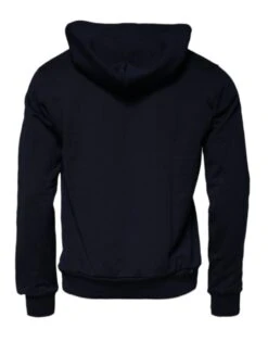 Dolce & Gabbana Blue Crown Cotton Hooded Sweatshirt Men's Sweater (Pre-Owned) 10 Dolce & Gabbana Blue Crown Cotton Hooded Sweatshirt Men's Sweater (Pre-Owned) -Lux Lair Store 6281981