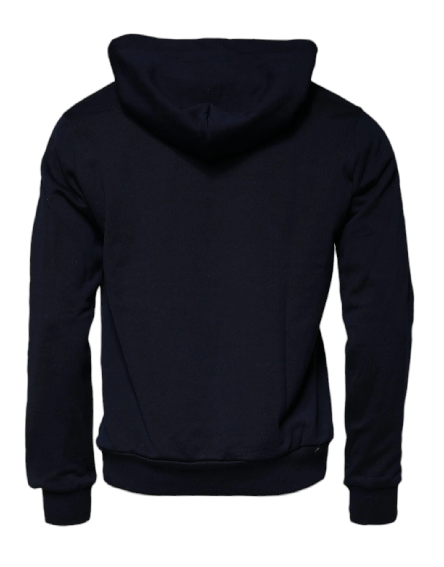 Dolce & Gabbana Blue Crown Cotton Hooded Sweatshirt Men's Sweater (Pre-Owned) 6 Dolce & Gabbana Blue Crown Cotton Hooded Sweatshirt Men's Sweater (Pre-Owned) - Image 4