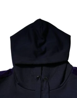 Dolce & Gabbana Blue Crown Cotton Hooded Sweatshirt Men's Sweater (Pre-Owned) 11 Dolce & Gabbana Blue Crown Cotton Hooded Sweatshirt Men's Sweater (Pre-Owned) -Lux Lair Store 6281985