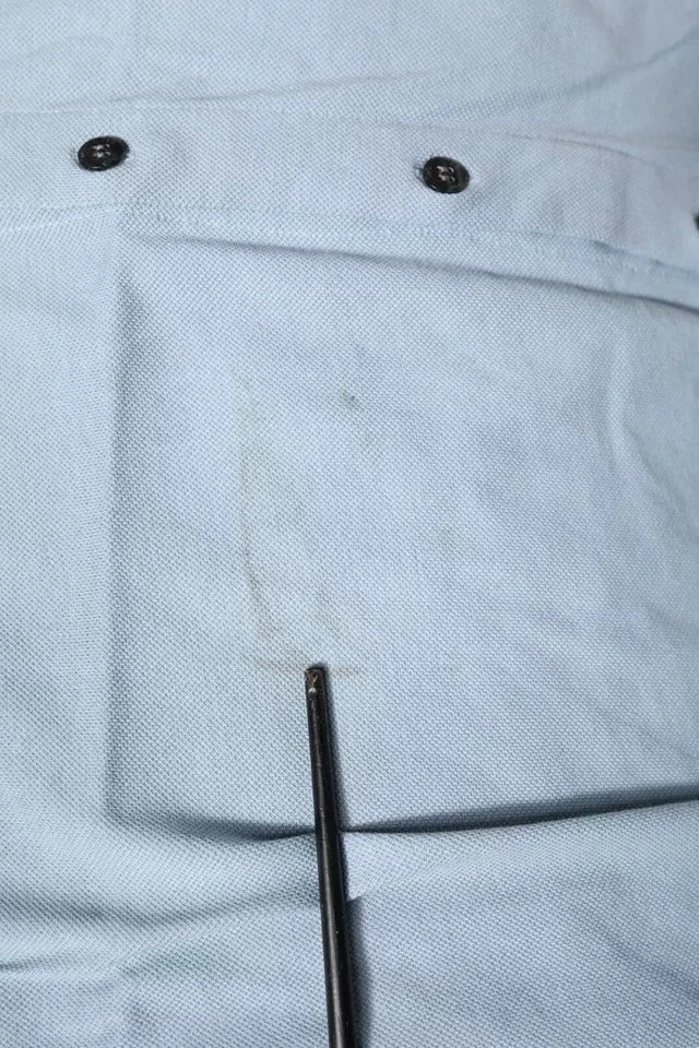 Dolce & Gabbana Blue Cotton Button Down Casual Men Polo Men's Shirt (Pre-Owned) 7 Dolce & Gabbana Blue Cotton Button Down Casual Men Polo Men's Shirt (Pre-Owned) - Image 5