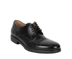 Salvatore Ferragamo Larry Black Leather Oxford Dress Shoes -Lux Lair Store 628997 larry 10.5 20d 1