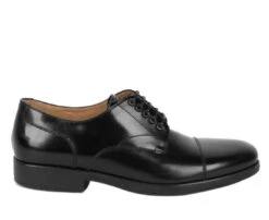 Salvatore Ferragamo Larry Black Leather Oxford Dress Shoes -Lux Lair Store 628997 larry 9 20ee 6