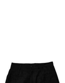 Dolce & Gabbana Black Cotton Casual Mid Waist Chino Men's Shorts 9 Dolce & Gabbana Black Cotton Casual Mid Waist Chino Men's Shorts -Lux Lair Store 6354191