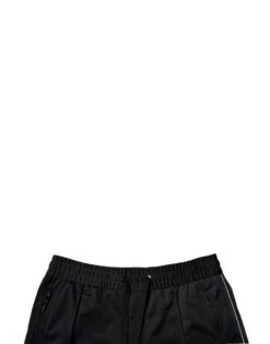 Dolce & Gabbana Black Polyester Mid Waist Men Bermuda Men's Shorts 9 Dolce & Gabbana Black Polyester Mid Waist Men Bermuda Men's Shorts -Lux Lair Store 6354249