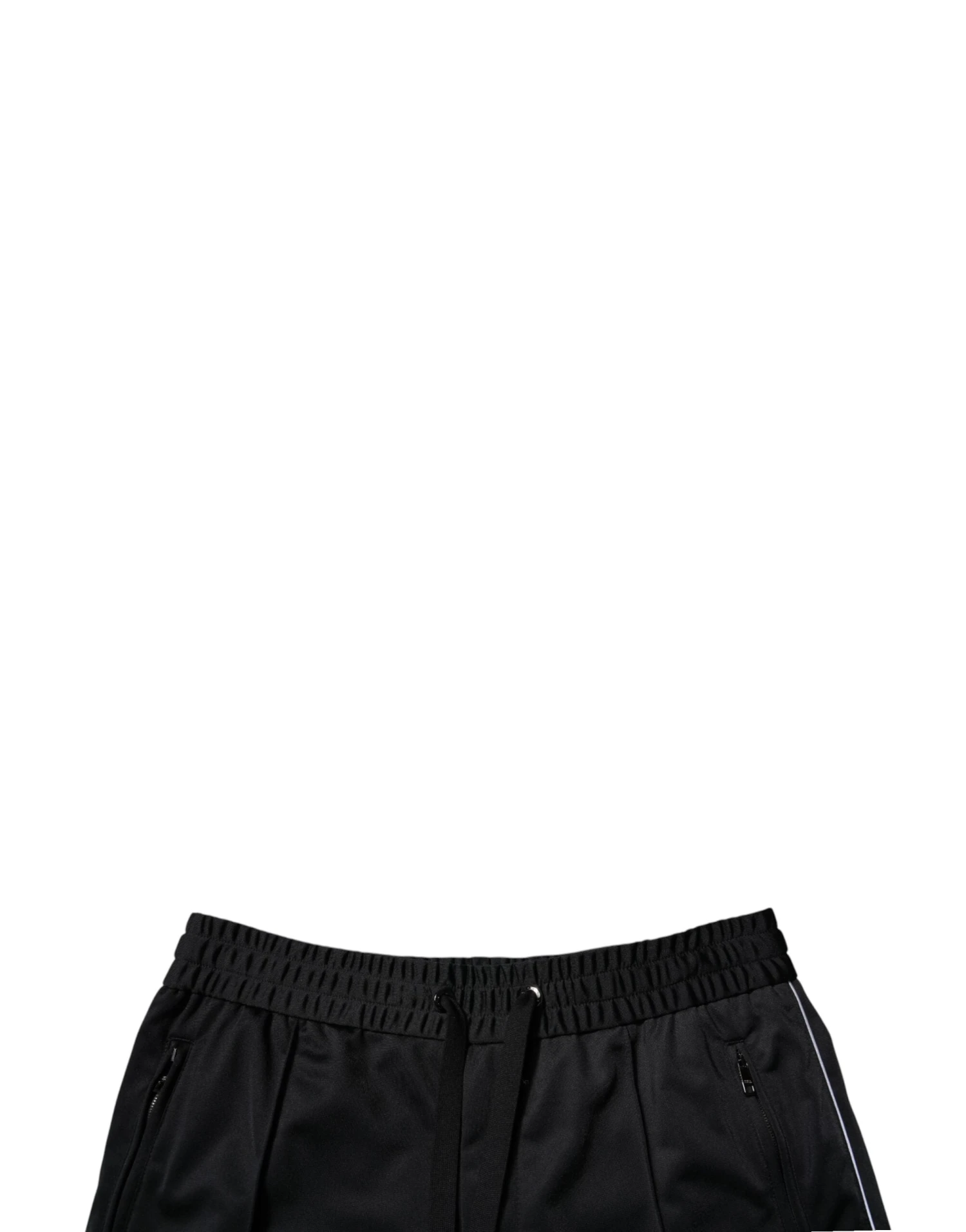 Dolce & Gabbana Black Polyester Mid Waist Men Bermuda Men's Shorts 6 Dolce & Gabbana Black Polyester Mid Waist Men Bermuda Men's Shorts - Image 4