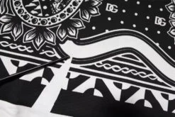 Dolce & Gabbana White Black Printed Cotton Sweatshirt Men's Sweater (Pre-Owned) -Lux Lair Store 6354531