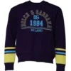 Dolce & Gabbana Blue 1984 Milano CrewNeck Sweatshirt Men's Sweater