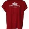 Dolce & Gabbana Red Logo Crown Cotton Crew Neck Men's T-shirt 2 Dolce & Gabbana Red Logo Crown Cotton Crew Neck Men's T-shirt -Lux Lair Store 6356577