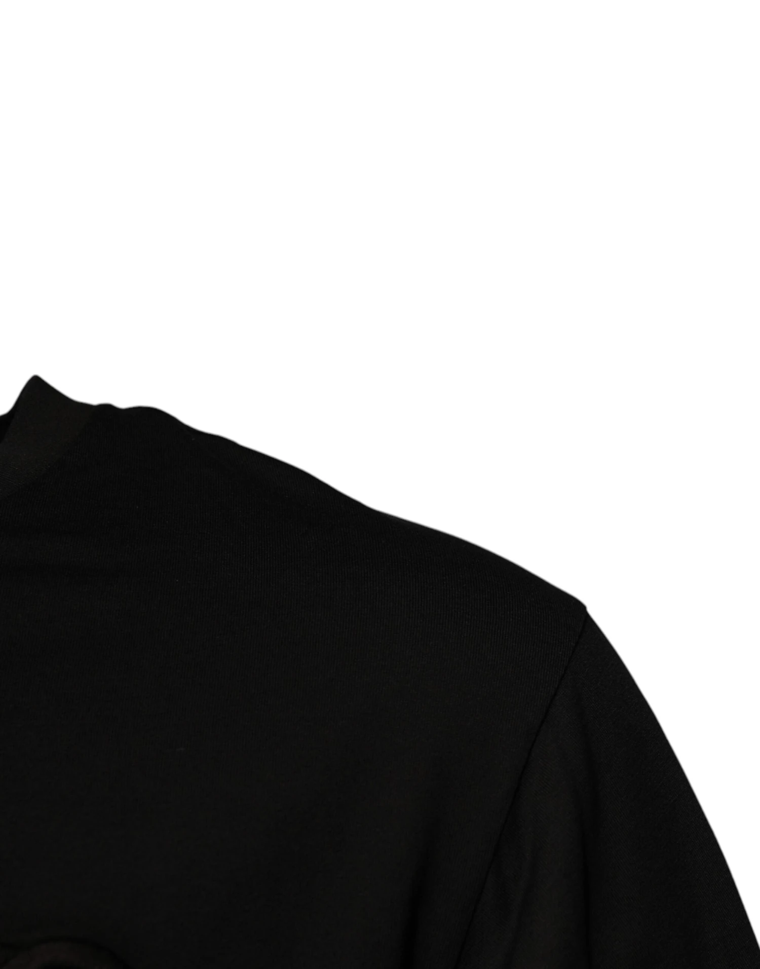 Dolce & Gabbana Black DG Logo Cotton Crew Neck Men's T-shirt 6 Dolce & Gabbana Black DG Logo Cotton Crew Neck Men's T-shirt - Image 4