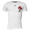 Dolce & Gabbana White Cotton Logo Floral Crew Neck Men's T-shirt (Pre-Owned) 2 Dolce & Gabbana White Cotton Logo Floral Crew Neck Men's T-shirt (Pre-Owned) -Lux Lair Store 6356696
