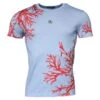 Dolce & Gabbana Light Blue Coral Cotton Men Crew Neck Men's T-shirt (Pre-Owned) 2 Dolce & Gabbana Light Blue Coral Cotton Men Crew Neck Men's T-shirt (Pre-Owned) -Lux Lair Store 6356704