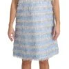 Dolce & Gabbana Light Blue Silver Shift Gown Women's Dress -Lux Lair Store 641136