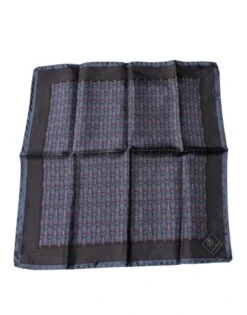 Dolce & Gabbana Dark Blue Beetle Square Handkerchief Men's Scarf