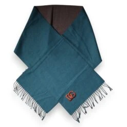 Dolce & Gabbana Blue Green Wool Fringes Wrap Shawl Men's Scarf -Lux Lair Store 6434742