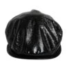 Dolce & Gabbana Black Glossy Cotton Newsboy Men's Hat 2 Dolce & Gabbana Black Glossy Cotton Newsboy Men's Hat -Lux Lair Store 6456667