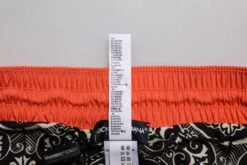 Dolce & Gabbana Orange Polyester Beachwear Shorts 2Pc Men's Swimwear -Lux Lair Store 6467669