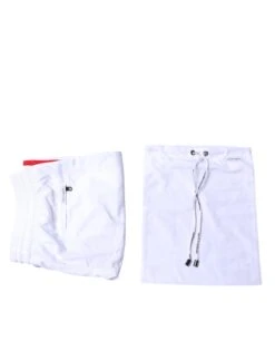 Dolce & Gabbana White Stripes Beachwear Shorts 2 Pc Men's Swimwear -Lux Lair Store 6467677