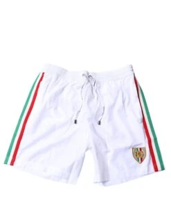 Dolce & Gabbana White Stripes Beachwear Shorts 2Pc Men's Swimwear (Pre-Owned)