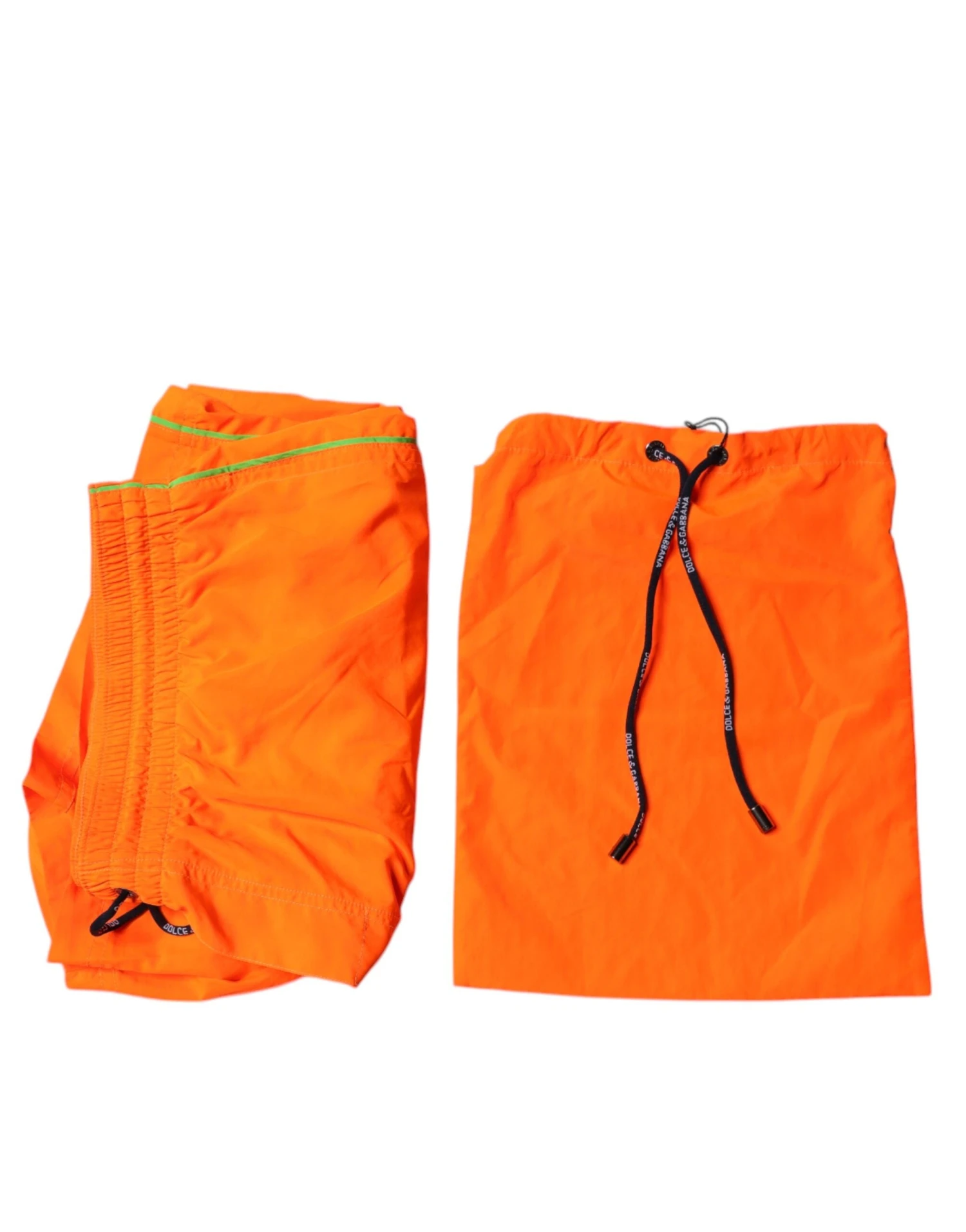 Dolce & Gabbana Orange Polyester Beachwear Shorts 2Pc Men's Swimwear (Pre-Owned) 6 Dolce & Gabbana Orange Polyester Beachwear Shorts 2Pc Men's Swimwear (Pre-Owned) - Image 4
