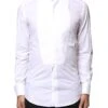 Dolce & Gabbana White GOLD CottonPoplin Bib Formal Dress Men's Shirt (Pre-Owned) -Lux Lair Store 6498781