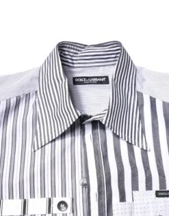 Dolce & Gabbana Multicolor Striped Button Down Casual Men's Shirt (Pre-Owned) 10 Dolce & Gabbana Multicolor Striped Button Down Casual Men's Shirt (Pre-Owned) -Lux Lair Store 6499396