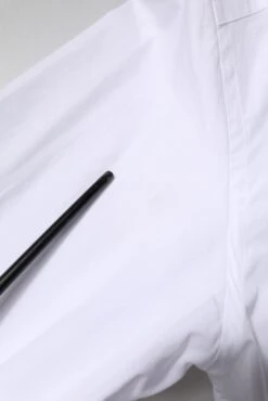 Dolce & Gabbana White GOLD Cotton Poplin Bib Formal Men Dress Men's Shirt (Pre-Owned) 11 Dolce & Gabbana White GOLD Cotton Poplin Bib Formal Men Dress Men's Shirt (Pre-Owned) -Lux Lair Store 6499448