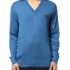 Dolce & Gabbana Blue Cashmere Crown V-neck Pullover Men's Sweater (Pre-Owned) 1 Dolce & Gabbana Blue Cashmere Crown V-neck Pullover Men's Sweater (Pre-Owned) -Lux Lair Store 6499573