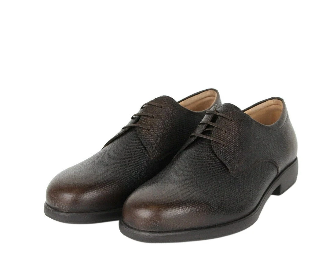 Salvatore Ferragamo Pebble Leather Oxford Shoe 4 Salvatore Ferragamo Pebble Leather Oxford Shoe - Image 2