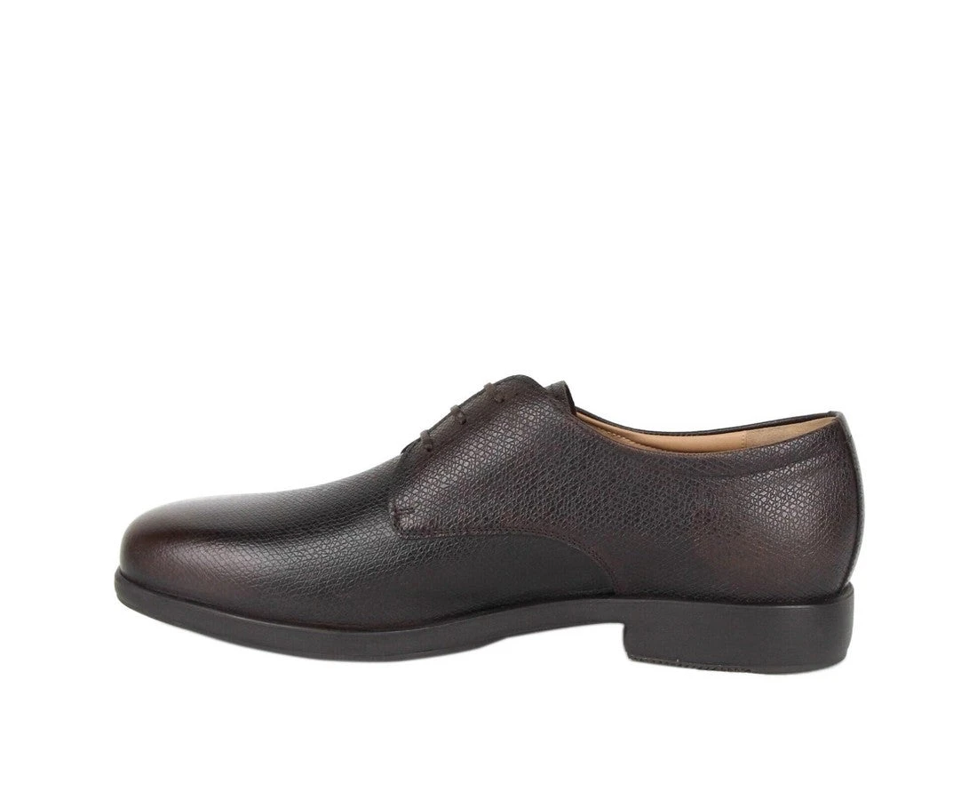 Salvatore Ferragamo Pebble Leather Oxford Shoe 9 Salvatore Ferragamo Pebble Leather Oxford Shoe - Image 7