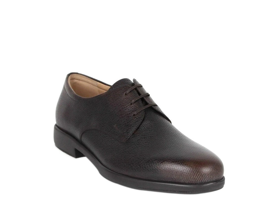 Salvatore Ferragamo Pebble Leather Oxford Shoe 11 Salvatore Ferragamo Pebble Leather Oxford Shoe - Image 9