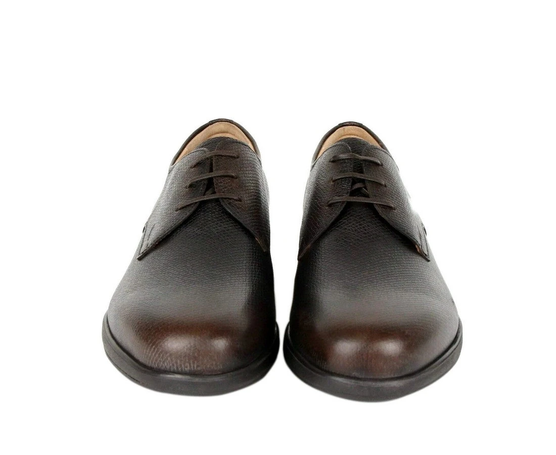 Salvatore Ferragamo Pebble Leather Oxford Shoe 13 Salvatore Ferragamo Pebble Leather Oxford Shoe - Image 11