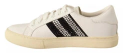 Marc Jacobs White Leather Crystal Embellished Sneakers Women's Shoes (Pre-Owned) 12 Marc Jacobs White Leather Crystal Embellished Sneakers Women's Shoes (Pre-Owned) -Lux Lair Store 6645600