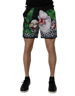 Dolce & Gabbana Multicolor Floral Polyester Men Bermuda Men's Shorts